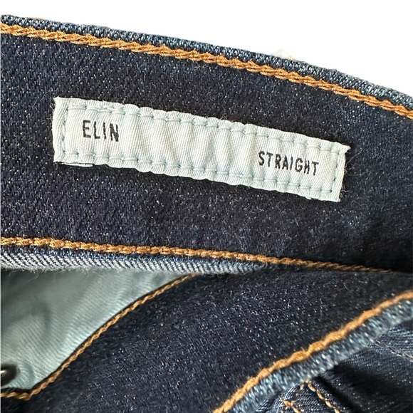 EDWIN Jeans Elin Mid Rise Straight Leg Crop Blue Women Size 26 NWT - Picture 12 of 13